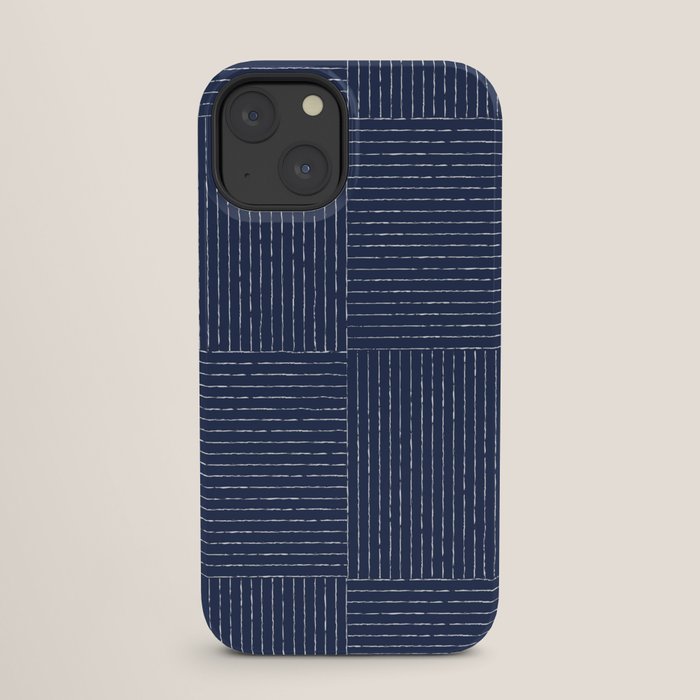 Lines III (Navy) iPhone Case Gallery Image 25