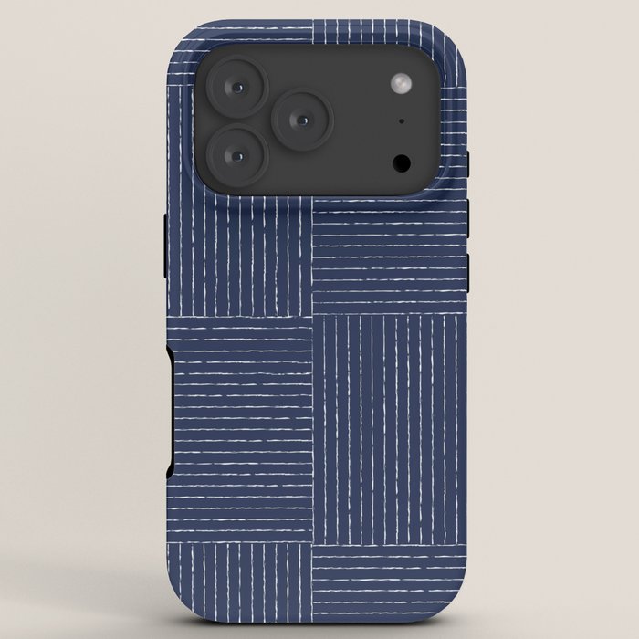 Lines III (Navy) iPhone Case Gallery Image 7