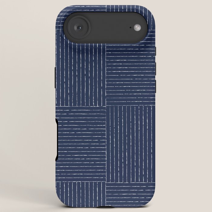 Lines III (Navy) iPhone Case Gallery Image 6