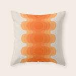 Echoes - Creamsicle Throw Pillow Gallery Image 1