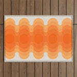 Echoes - Creamsicle Outdoor Rug Gallery Image 1