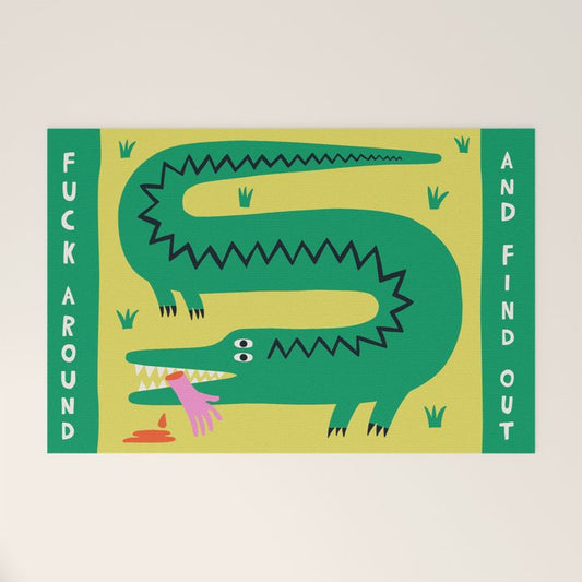 Fuck Around & Find Out Welcome Mat Gallery Image 1