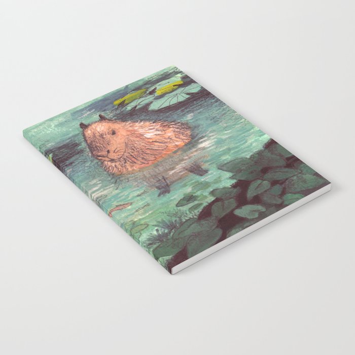 Capybara in the pond Notebook Gallery Image 2