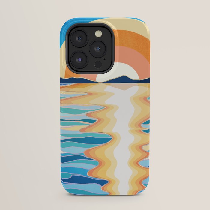 Retro Ocean Sun iPhone Case Gallery Image 31