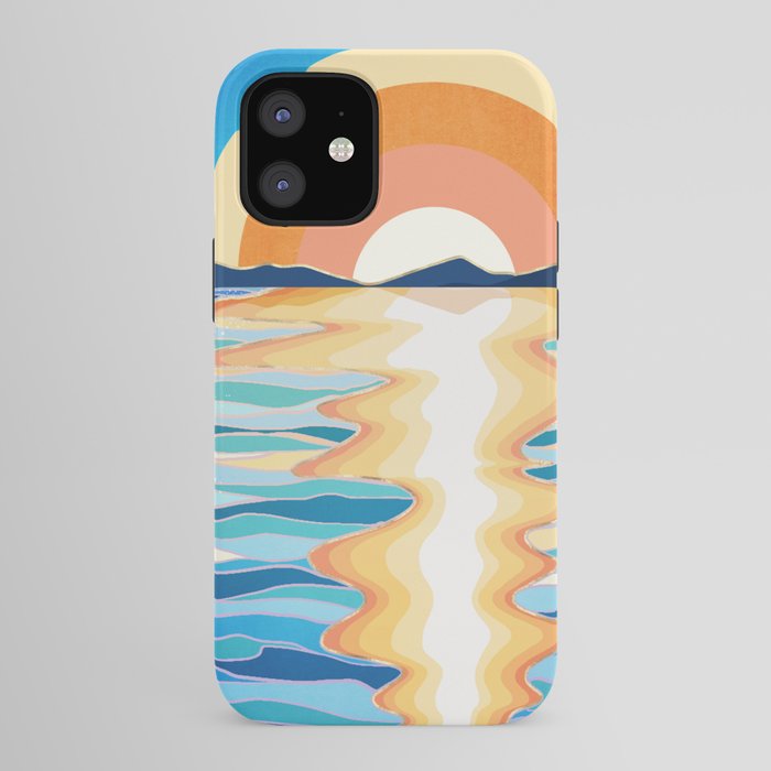 Retro Ocean Sun iPhone Case Gallery Image 41