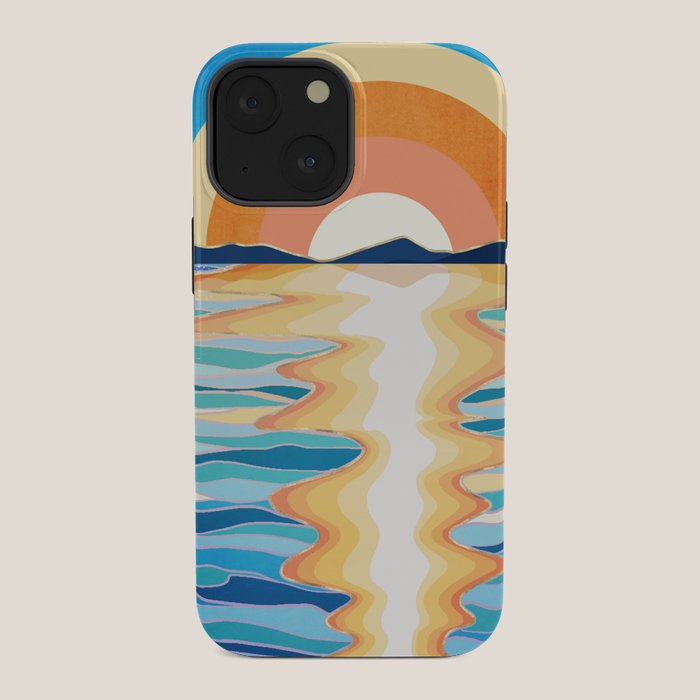 Retro Ocean Sun iPhone Case Gallery Image 34
