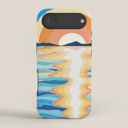 Retro Ocean Sun iPhone Case Gallery Image 2