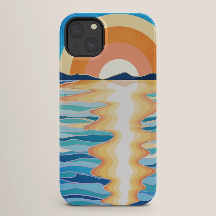 Retro Ocean Sun iPhone Case Gallery Image 26
