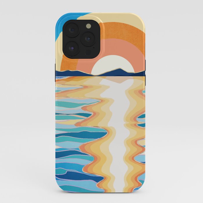 Retro Ocean Sun iPhone Case Gallery Image 40