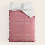 Lovely Pink Oriental Traditional Moroccan Handmade Printable Style Comforter Gallery Image 1