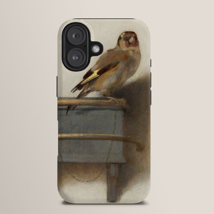 The Goldfinch Painting by Carel Fabritius, 1654 iPhone Case Gallery Image 13