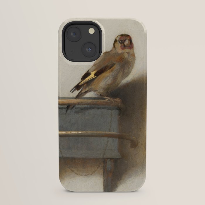 The Goldfinch Painting by Carel Fabritius, 1654 iPhone Case Gallery Image 21