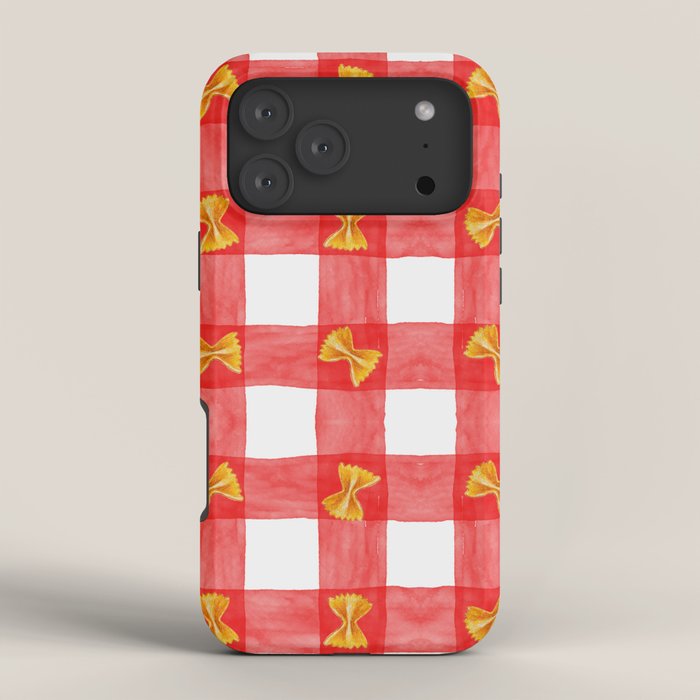 Gingham Pasta iPhone Case Gallery Image 4