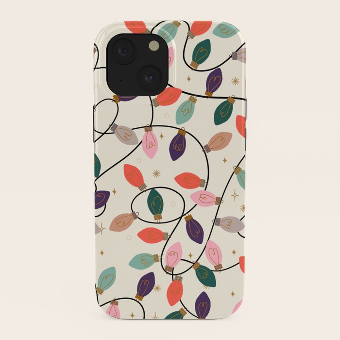Whimsical Festive String Lights Seamless Pattern iPhone Case Gallery Image 38