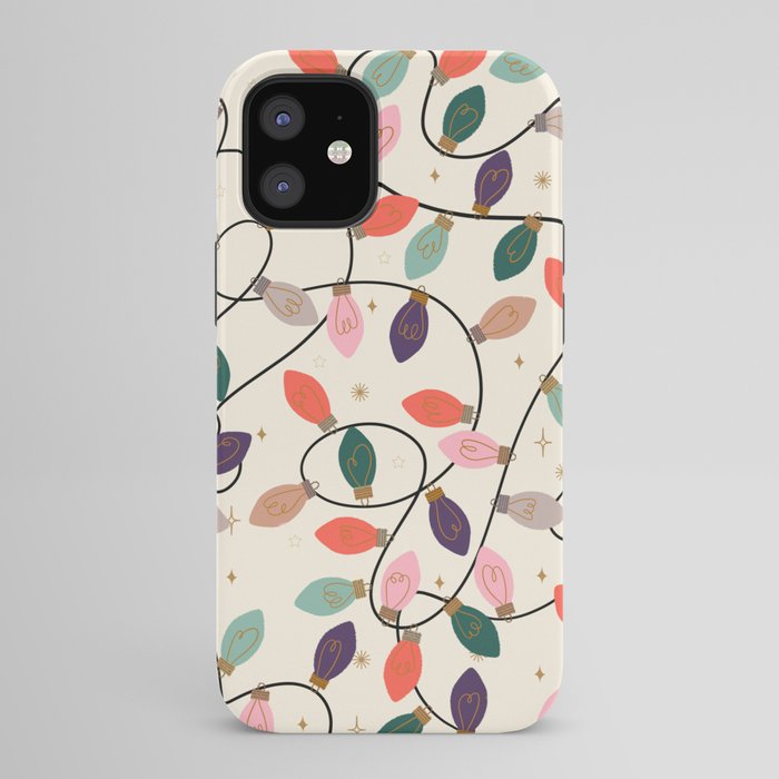 Whimsical Festive String Lights Seamless Pattern iPhone Case Gallery Image 42