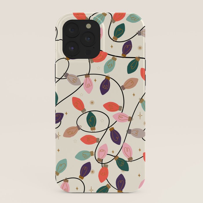 Whimsical Festive String Lights Seamless Pattern iPhone Case Gallery Image 40