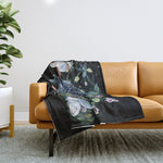 Moon Raven Throw Blanket Gallery Image 1