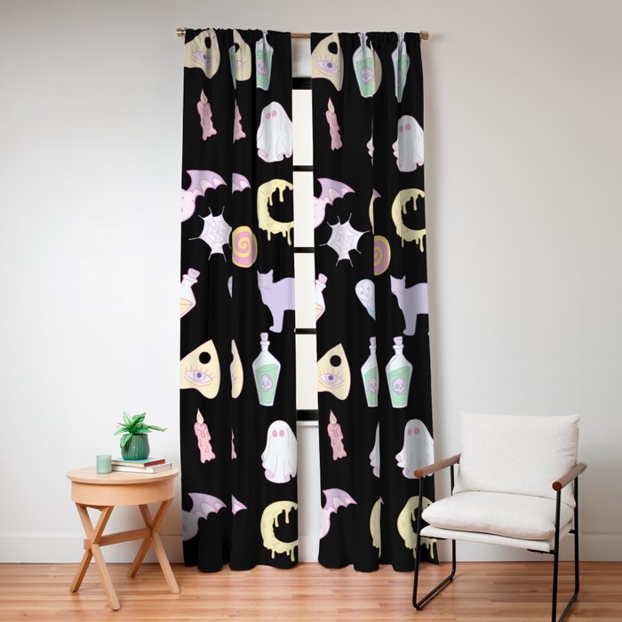 Pastel Goth Window Curtain Gallery Image 4
