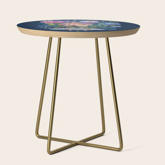 Moth Flower Bouquet Side Table Gallery Image 1