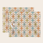 Mid Century Modern Googie Star Pattern Mid Mod Placemat Gallery Image 1