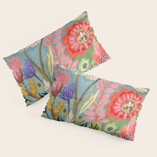 Butterfly Floral Pillow Sham Gallery Image 2