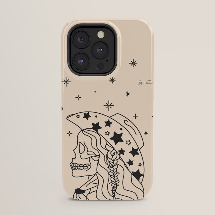 Love or Die Tryinâ - Rhinestone Cowgirl Black & Cream iPhone Case Gallery Image 23
