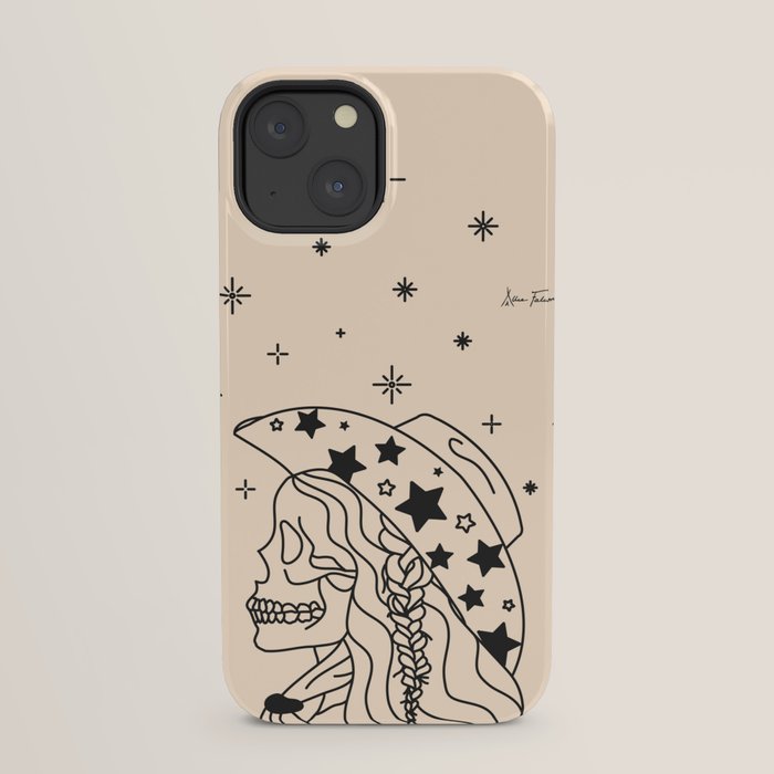 Love or Die Tryinâ - Rhinestone Cowgirl Black & Cream iPhone Case Gallery Image 29