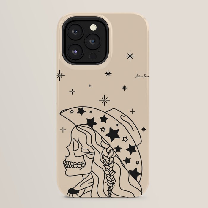 Love or Die Tryinâ - Rhinestone Cowgirl Black & Cream iPhone Case Gallery Image 32