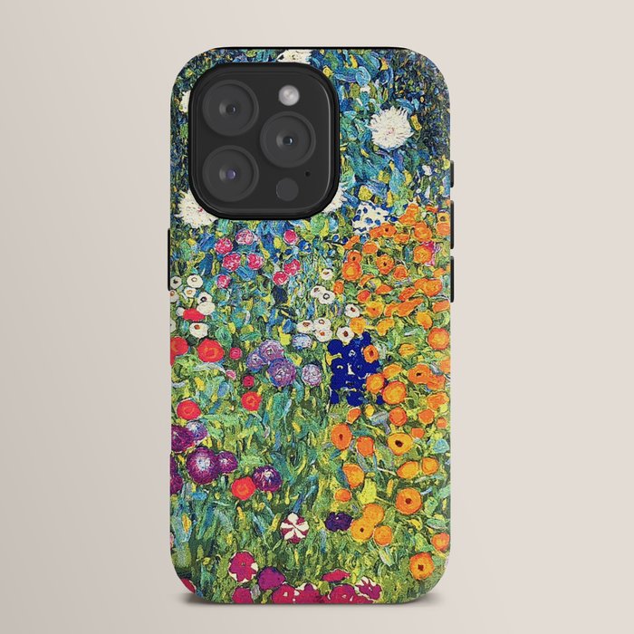 Gustav Klimt Flower Garden 2 iPhone Case Gallery Image 15