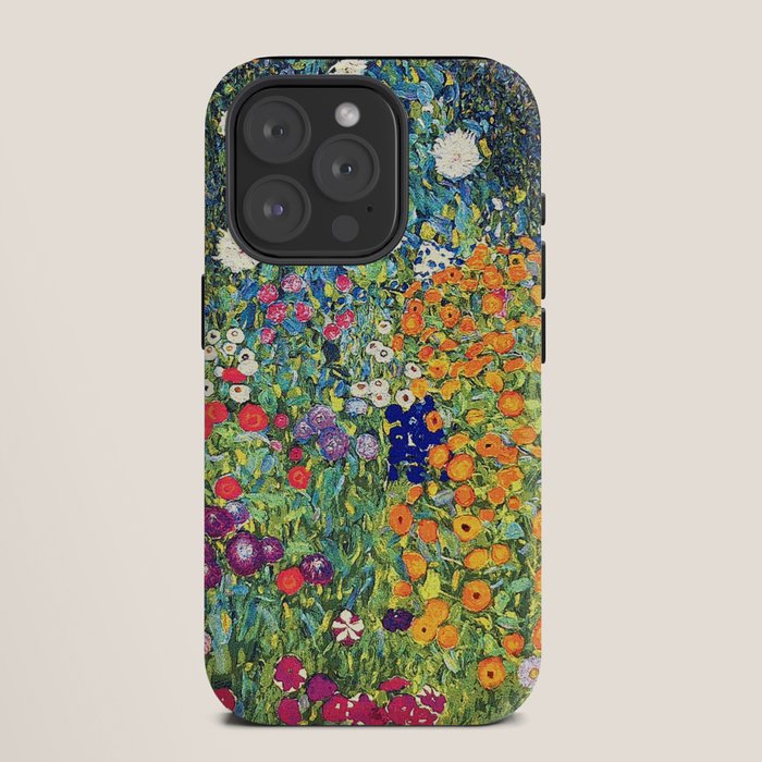 Gustav Klimt Flower Garden 2 iPhone Case Gallery Image 11