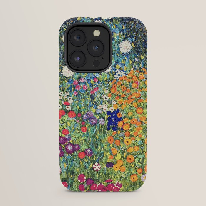 Gustav Klimt Flower Garden 2 iPhone Case Gallery Image 31