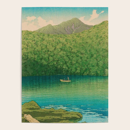 Morning at TsutanumaPond Kawase Hasui Poster Gallery Image 3