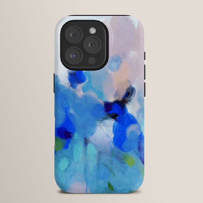 blue summer lilies garden iPhone Case Gallery Image 15