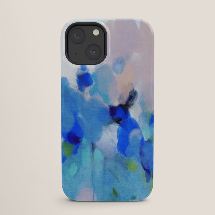 blue summer lilies garden iPhone Case Gallery Image 25