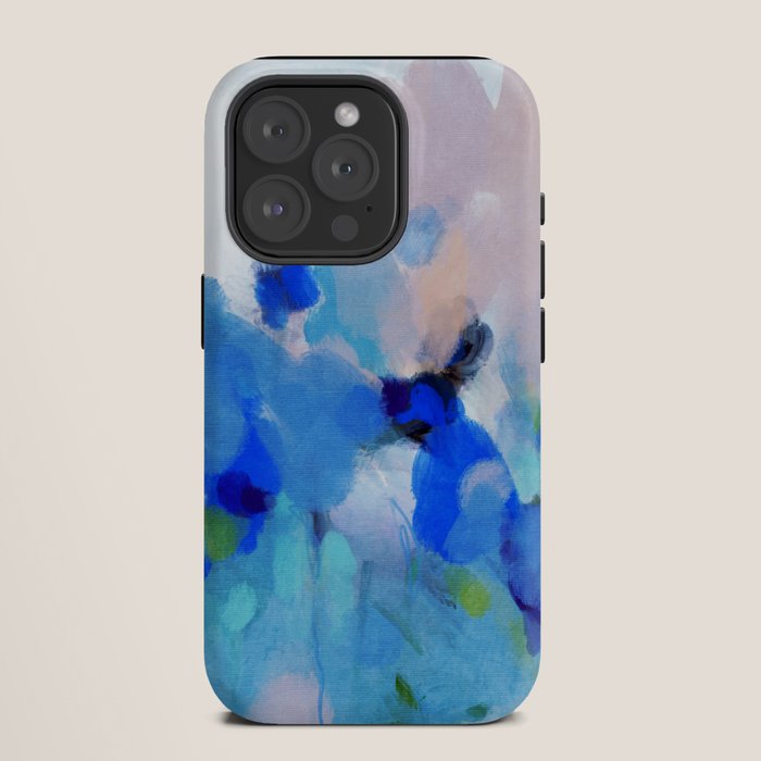 blue summer lilies garden iPhone Case Gallery Image 11