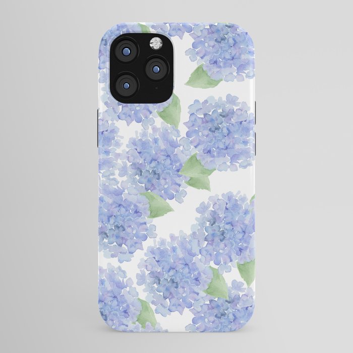 Elegant lavender lilac watercolor hydrangea floral iPhone Case Gallery Image 43