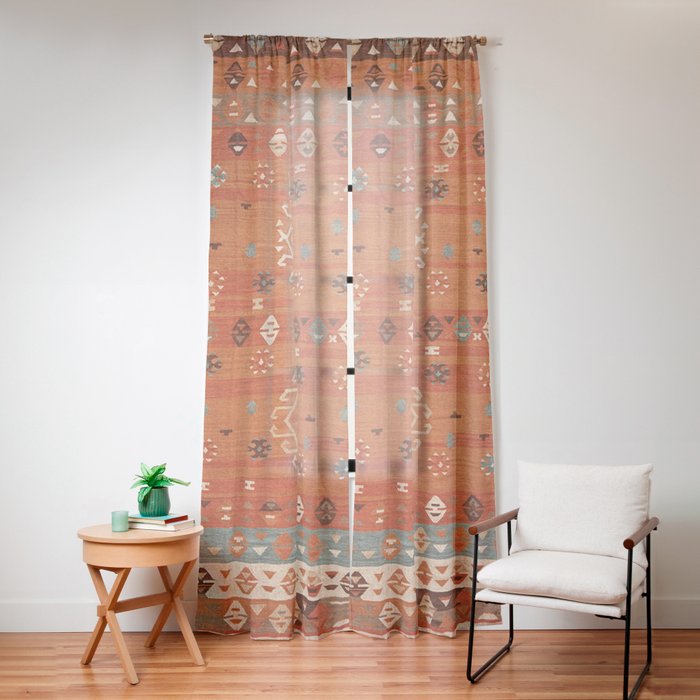 Heritage Traditional Moroccann Rug Design Window Curtain Gallery Image 12
