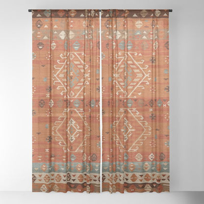 Heritage Traditional Moroccann Rug Design Window Curtain Gallery Image 18