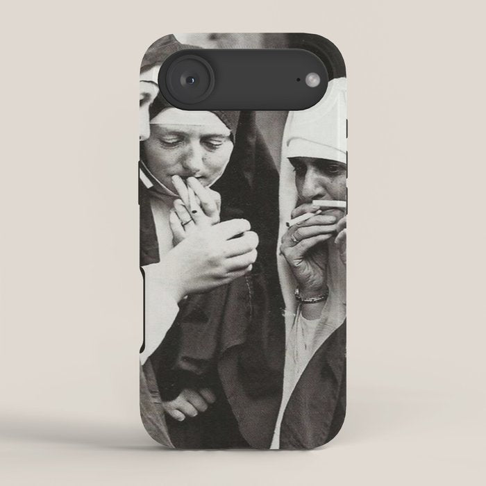 Nuns Smoking iPhone Case Gallery Image 2