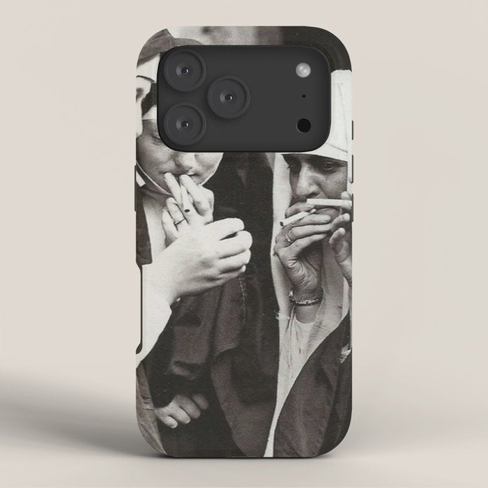 Nuns Smoking iPhone Case Gallery Image 3