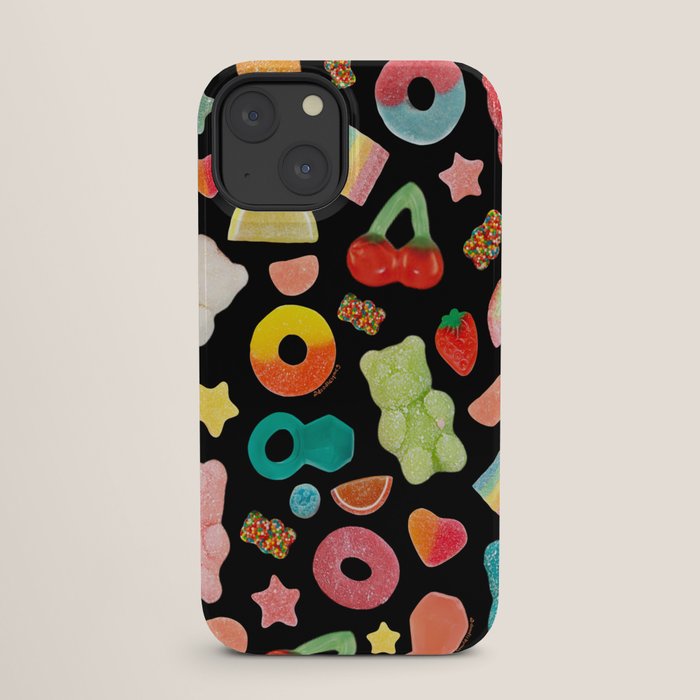 Candy Print in Black iPhone Case Gallery Image 25