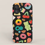 Candy Print in Black iPhone Case Gallery Image 1