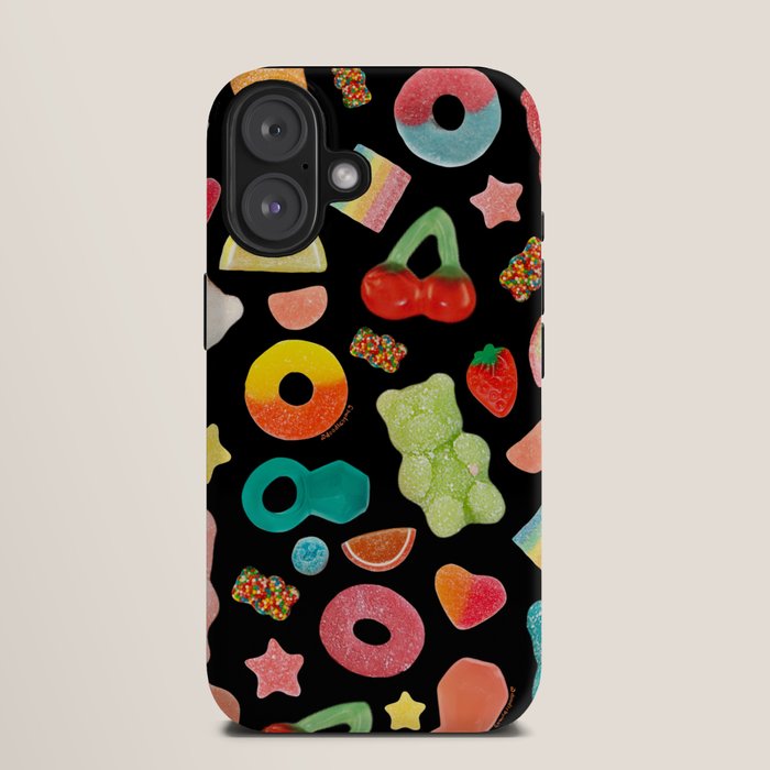 Candy Print in Black iPhone Case Gallery Image 9
