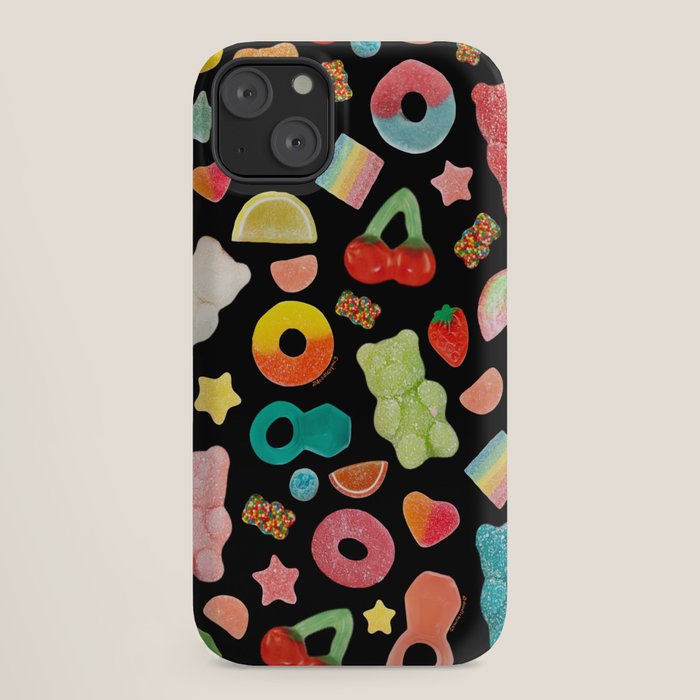 Candy Print in Black iPhone Case Gallery Image 18