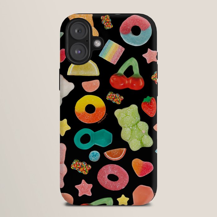 Candy Print in Black iPhone Case Gallery Image 10