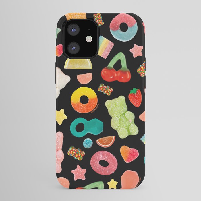 Candy Print in Black iPhone Case Gallery Image 41