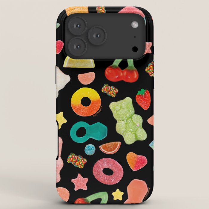 Candy Print in Black iPhone Case Gallery Image 8