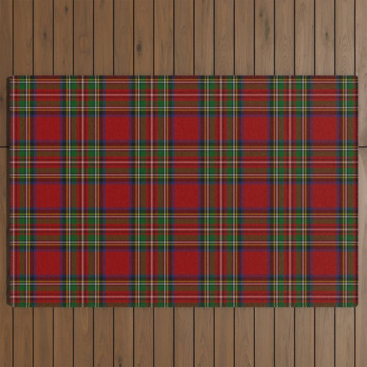 Royal Stewart Tartan Clan Outdoor Rug Gallery Image 2
