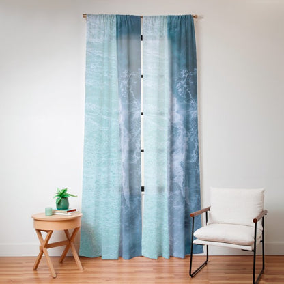 Turquoise Sea Window Curtain Gallery Image 12