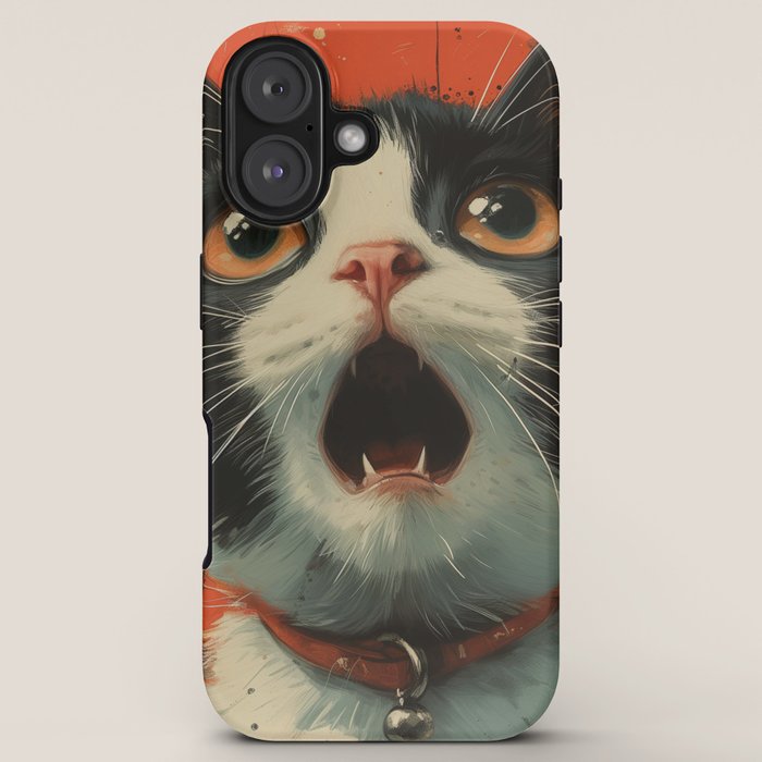 Shocked Cat II iPhone Case Gallery Image 5